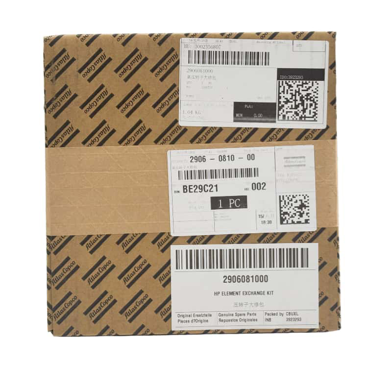 2906081000 Atlas Coplic Copco ຊຸດເຄື່ອງນຸ່ງສໍາລັບອົງປະກອບ HP