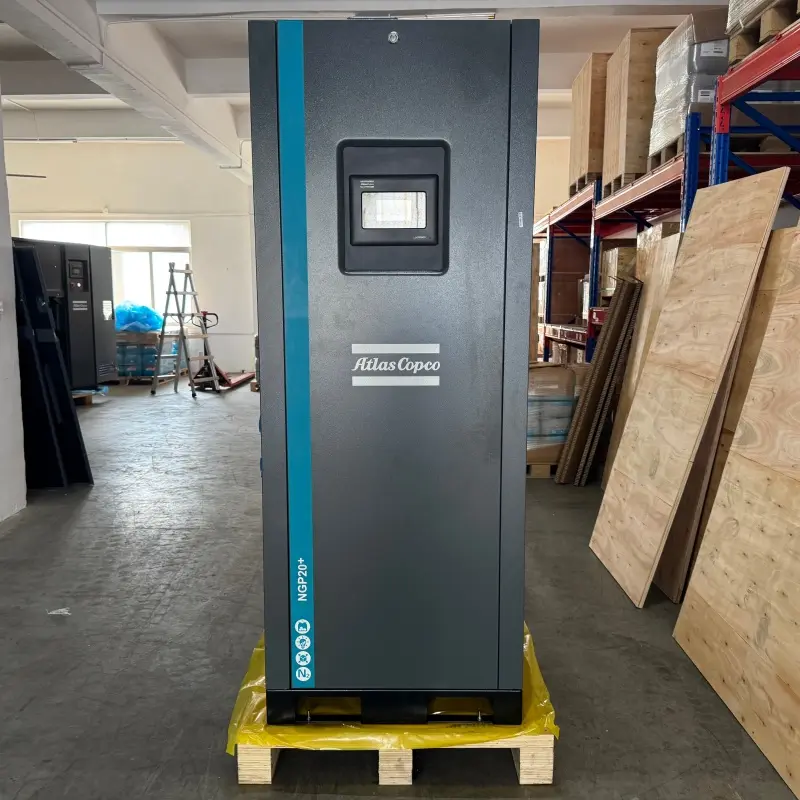 ເຄື່ອງກໍາເນີດໄນໂຕຣເຈນ Atlas Copco NGP20+ PSA ຢູ່ໃນສະຖານທີ່ການສະຫນອງອຸດສາຫະກໍາ N2 ຂອງແທ້