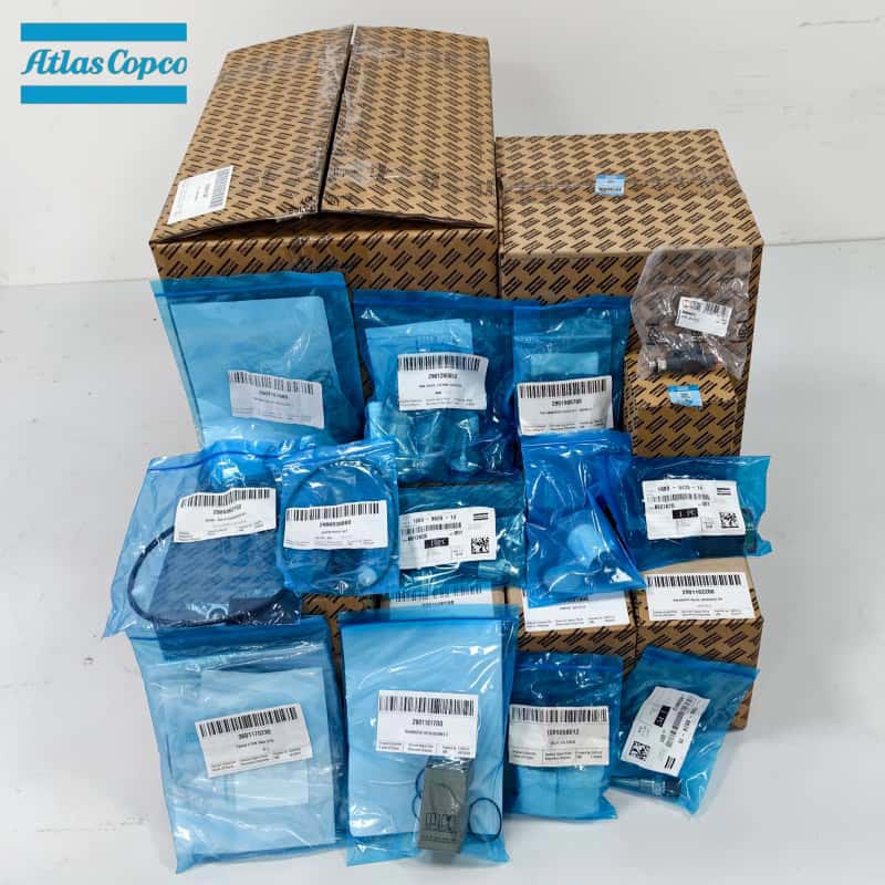 Atlas Copco ຕົ້ນສະບັບຂອງແທ້ Air Compressor Spare Parts Oil Separator Filter Valve Unloader Service Kit Sensor EWD Drain