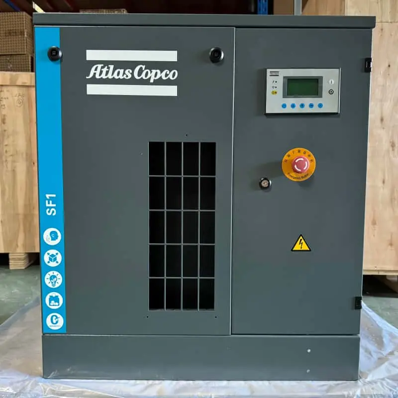 Atlas Copco SF1 Oil Free Scroll Air Compressor 15 kW 2HP Class 0 ຮັບຮອງຂອງແທ້