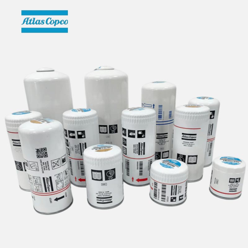 Atlas Copco Spare Parts ຂອງແທ້ຕົ້ນສະບັບ 161487499 1614874700 ການກັ່ນຕອງນ້ໍາມັນສໍາລັບເຄື່ອງອັດອາກາດອຸດສາຫະກໍາ