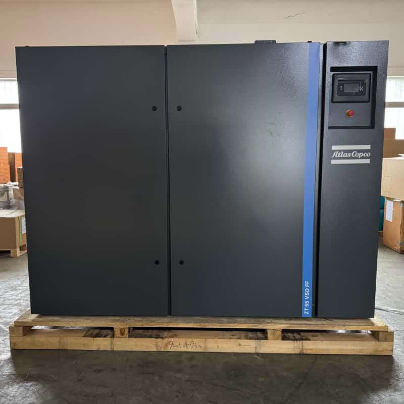 Atlas Copco ZT55 VSD FF | ເຄື່ອງອັດອາກາດທີ່ບໍ່ມີນໍ້າມັນ 55kW ສໍາລັບອຸດສາຫະກໍາອາຫານການຢາ 0